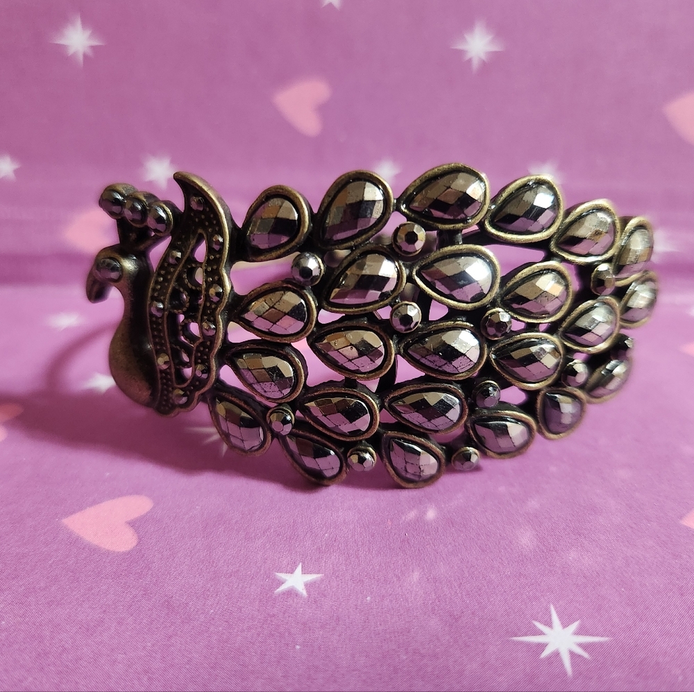 Peacock  Bronze Fashion Jewelry Bracelet